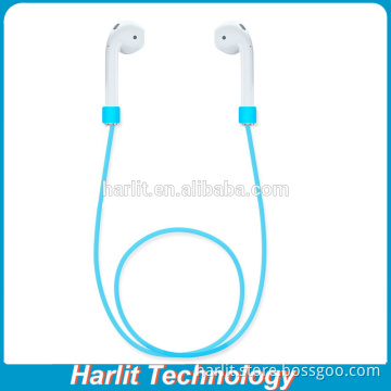 Wholesale Silicone String Rope For Airpods Bluetooth Headset Anti Lost Strap Cord Adapter for iPhone 7 Airpods Earbuds